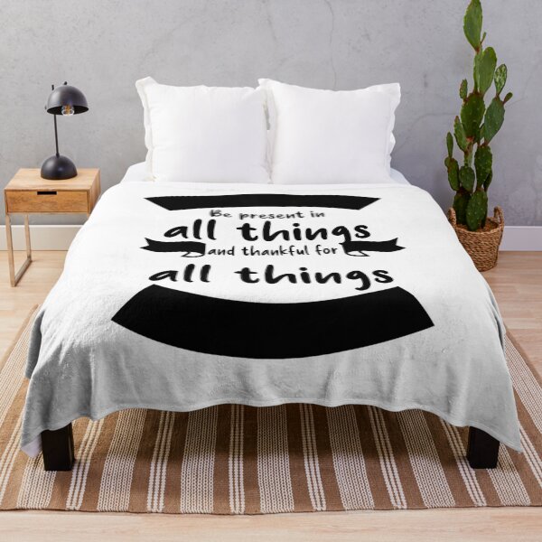 Item preview, Fuuny Thanksgiving Be present in all things and thankful for all things, gift idea for happy Thanksgiving designed and sold by Mac Store.
