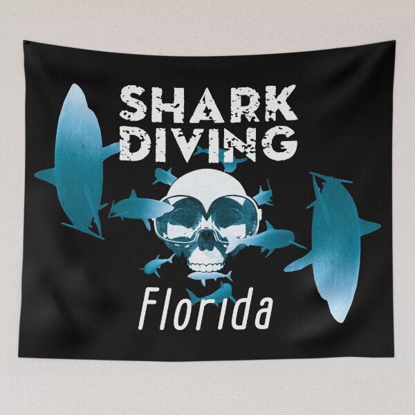 Item preview, Shark Diving Florida designed and sold by TMBTM.