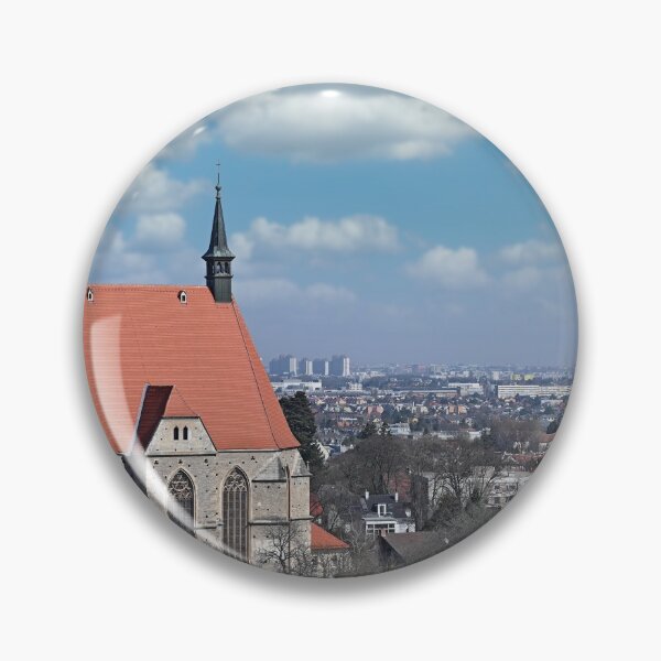 Item preview, Mödling city in Lower Austria and Vienna in the distance cityscape designed and sold by goceris.