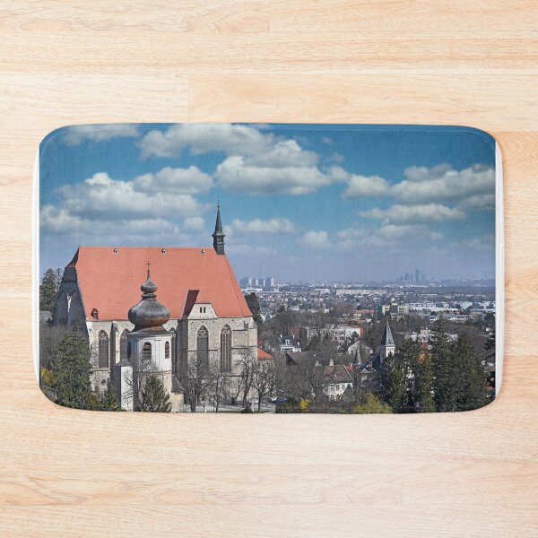 Item preview, Mödling city in Lower Austria and Vienna in the distance cityscape designed and sold by goceris.