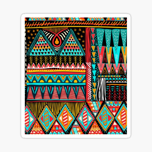 Ethnic Ornaments Sticker