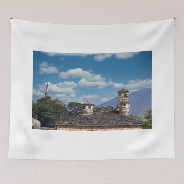 Item preview, Mosque and old stone roofs in Ioannina Greece designed and sold by goceris.