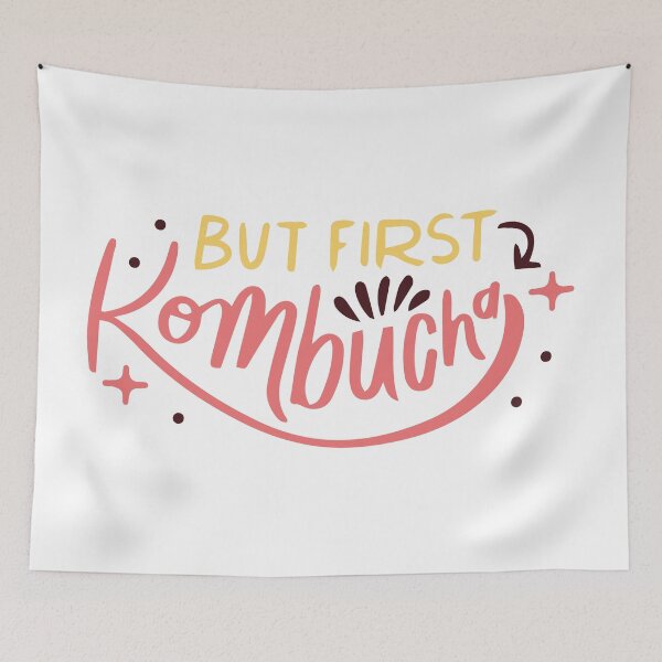 Item preview, But First Kombucha designed and sold by VerboShop.