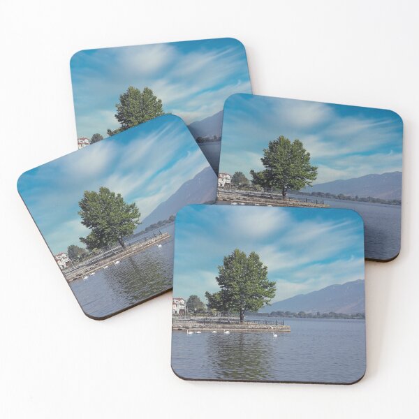 Item preview, Pamvotis lake in Ioannina landscape Greece designed and sold by goceris.