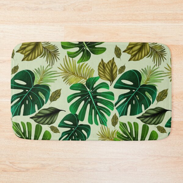 Item preview, Green and yellow leaves pattern designed and sold by JHiba.