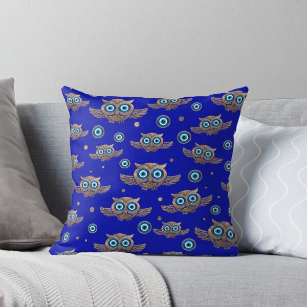 Item preview, Cute Owl Evil Eye Pattern designed and sold by k9printart.