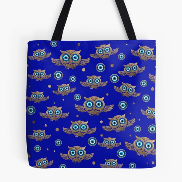 Item preview, Cute Owl Evil Eye Pattern designed and sold by k9printart.