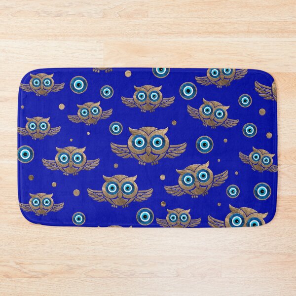 Item preview, Cute Owl Evil Eye Pattern designed and sold by k9printart.