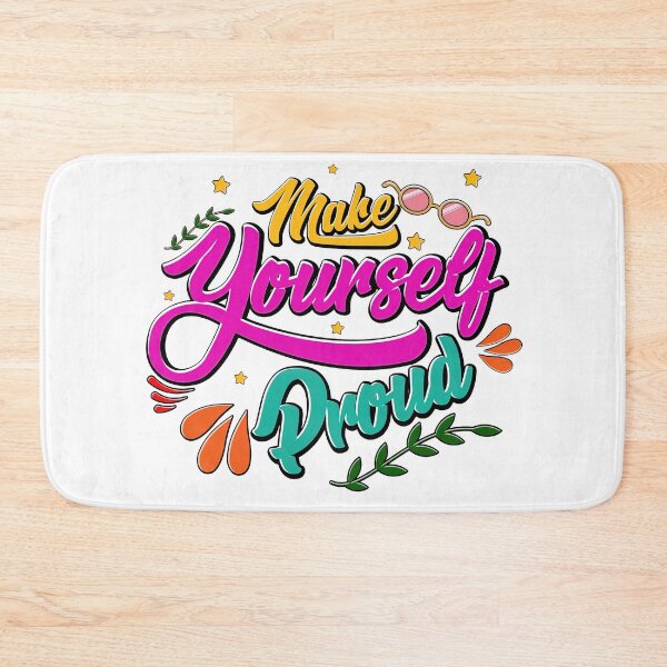 Item preview, Make Yourself Proud, Modern Typography  designed and sold by graphic-genie.