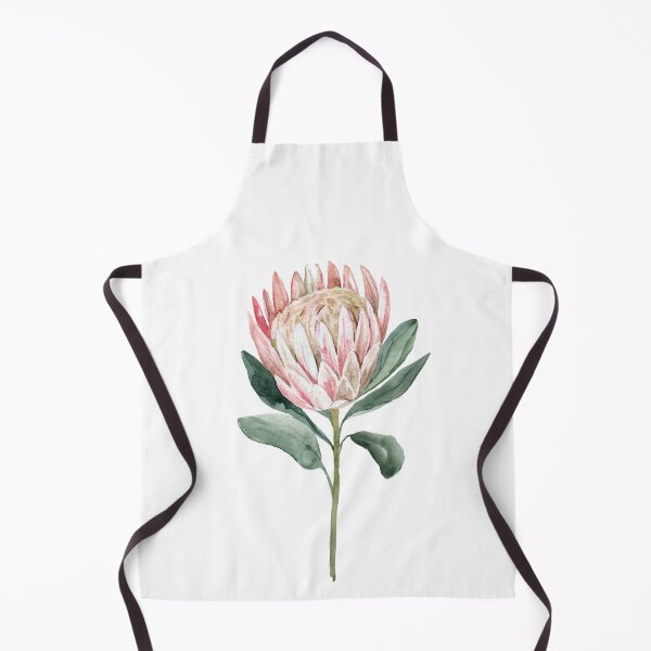 Item preview, Watercolour Protea Flower with Pink Petals, Botanical Lotus Petal Pattern designed and sold by Sohee Jin.