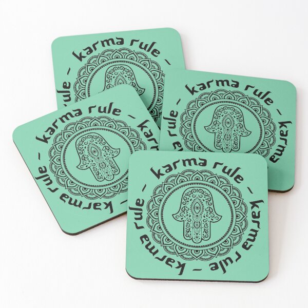 Artikelvorschau, Karma-Regel - Hamsa Viel Glück und Fruchtbarkeit - Mintgrün entworfen und verkauft von NoMatterLab.