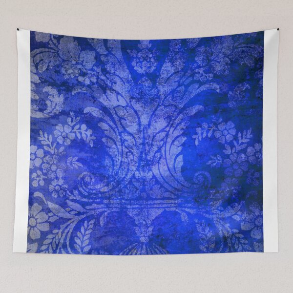 Item preview, Blue retro pattern vintage designed and sold by Birdhead.