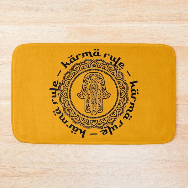 Item preview, Karma Rule - Hamsa Good Luck and Fertility - Orange designed and sold by NoMatterLab.