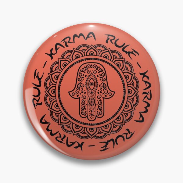 Item preview, Karma Rule - Hamsa Good Luck and Fertility - Red designed and sold by NoMatterLab.