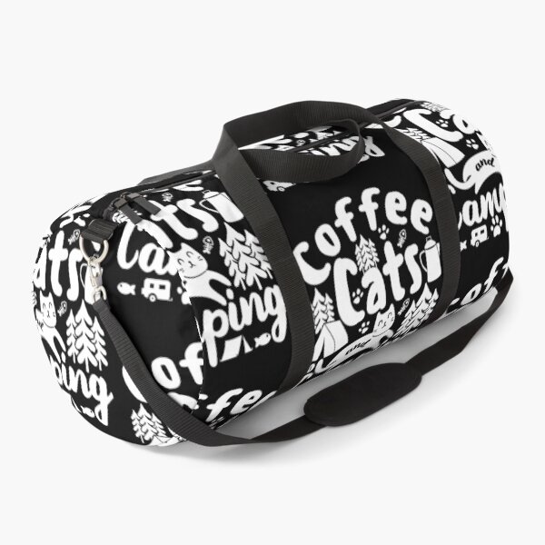 Item preview, Coffee Cats And Camping | Caffeine My Cat And The Mountains designed and sold by GravitiTees.