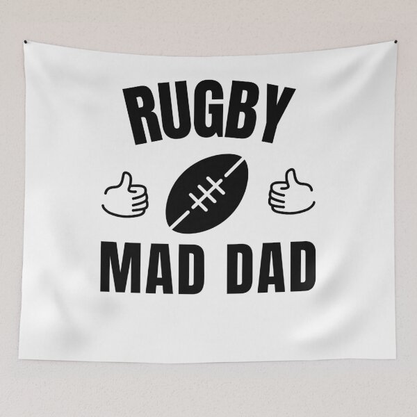 Item preview, Rugby mad dad designed and sold by TheGreenGoat.