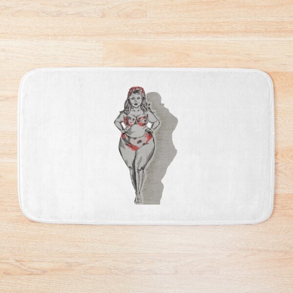 Item preview, Curved woman in swimmsuit designed and sold by bubee.