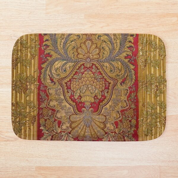 Item preview, Antiguas flores y hojas orientales de oro rojo designed and sold by StudioMoesker.
