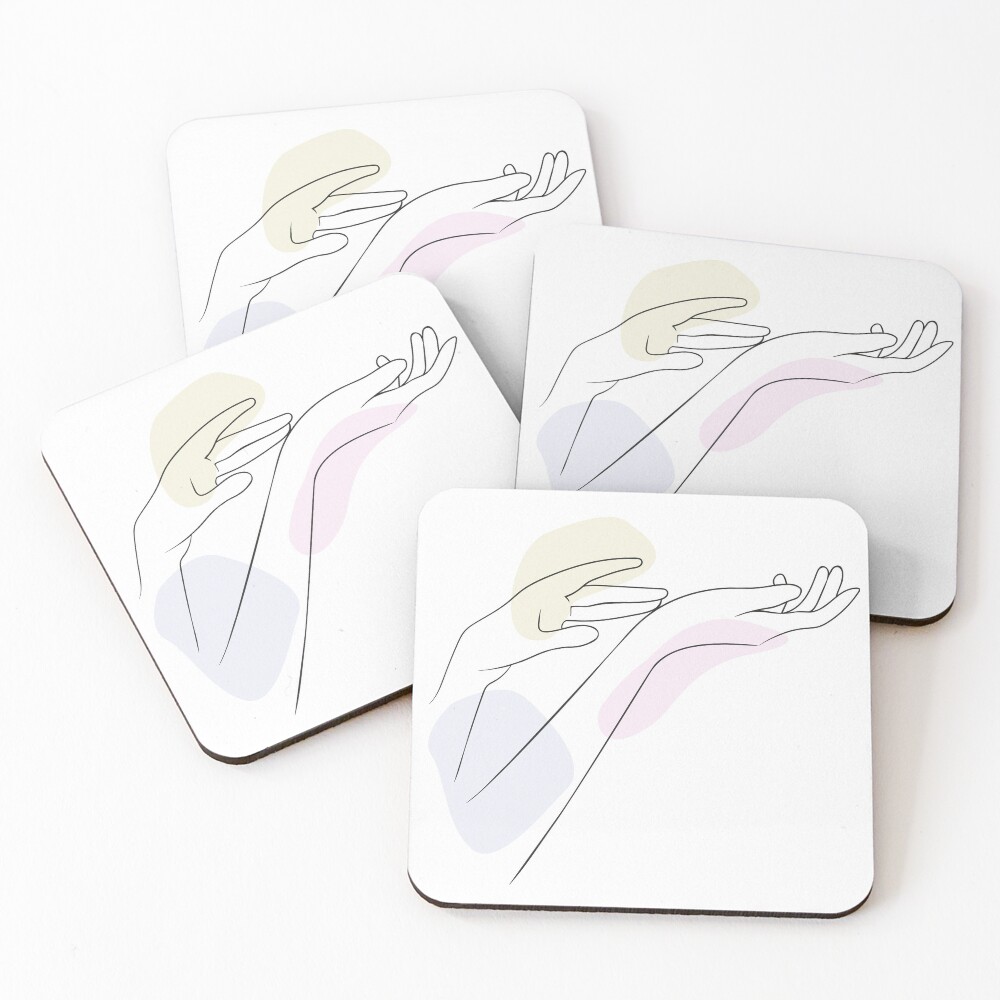 Item preview, Coasters (Set of 4) designed and sold by OneLine24.