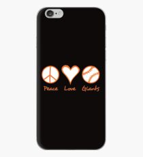 Peace, Love, Giants iPhone Case