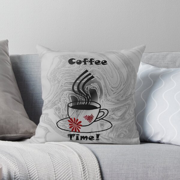 Coffee Time tote bag Throw Pillow