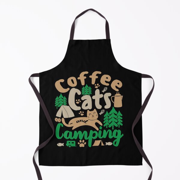 Item preview, Coffee Cats And Camping | Caffeine My Cat And Campgrounds designed and sold by GravitiTees.