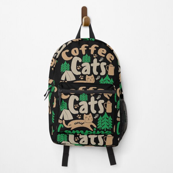 Item preview, Coffee Cats And Camping | Caffeine My Cat And Campgrounds designed and sold by GravitiTees.