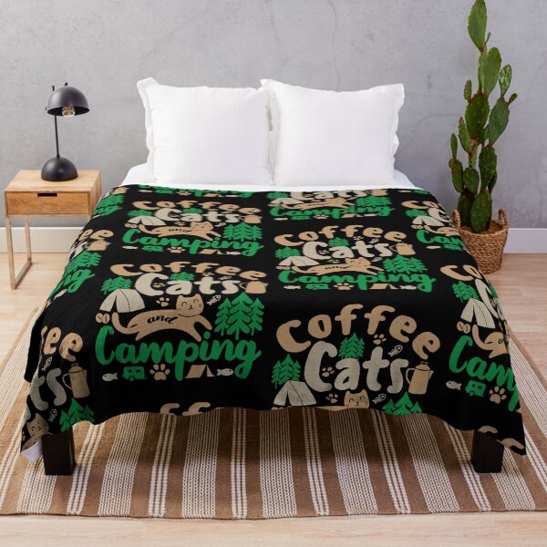 Item preview, Coffee Cats And Camping | Caffeine My Cat And Campgrounds designed and sold by GravitiTees.