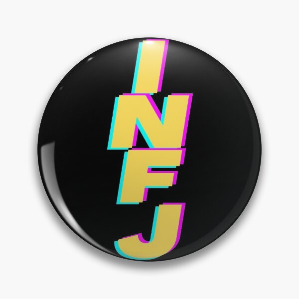 Item preview, INFJ - Typographic Glitch Design - Vertical Text 2 designed and sold by art-by-shadab.