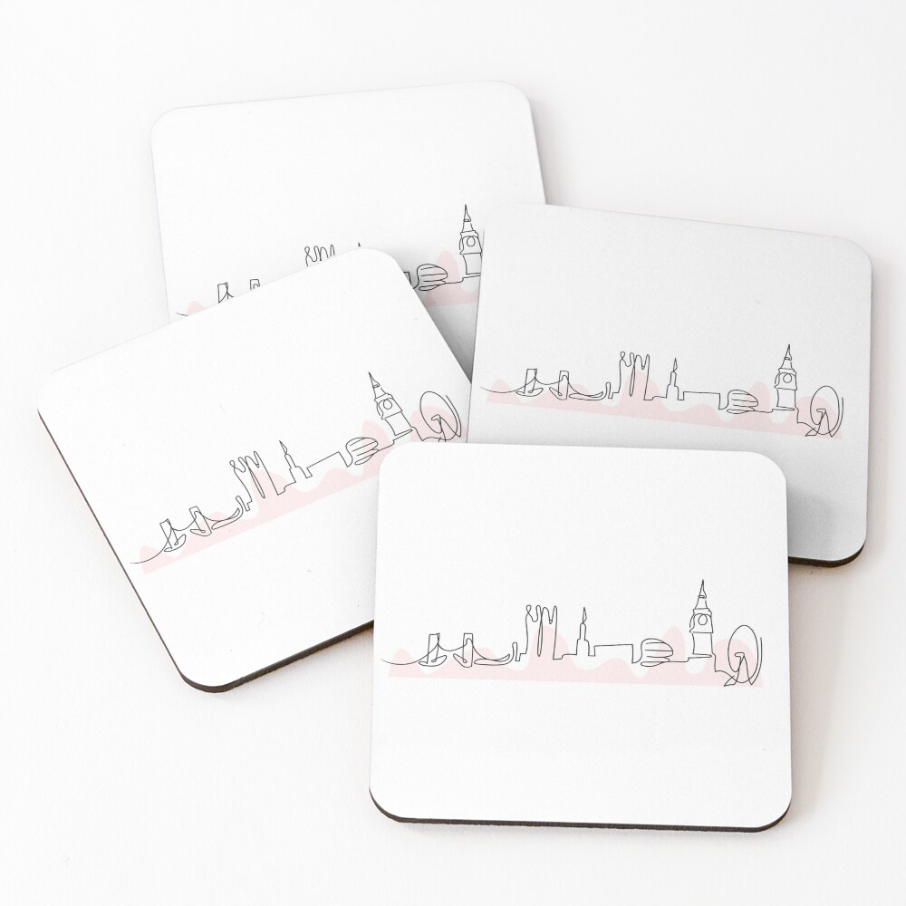 Item preview, Coasters (Set of 4) designed and sold by OneLine24.