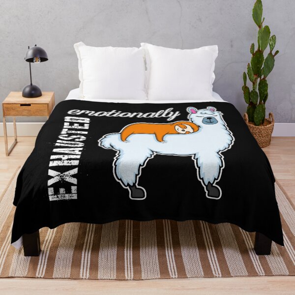 Item preview, Emotionally Exhausted - Tired - Worn Out - Sloth resting on Llama designed and sold by CreatedForYou.