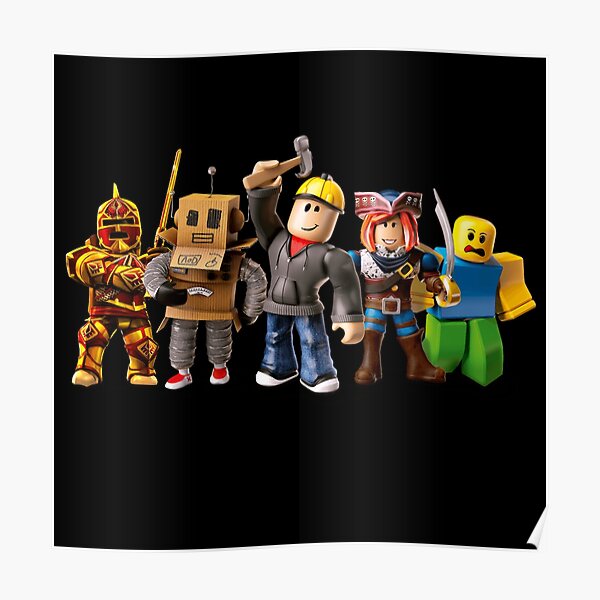 Roblox Kids Posters Redbubble - the oder roblox cast