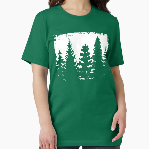 Green Forest Silhouette Essential T-Shirt