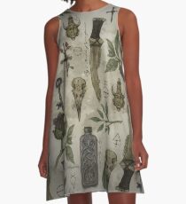 (Super)natural History - Hunter's artefacts A-Line Dress