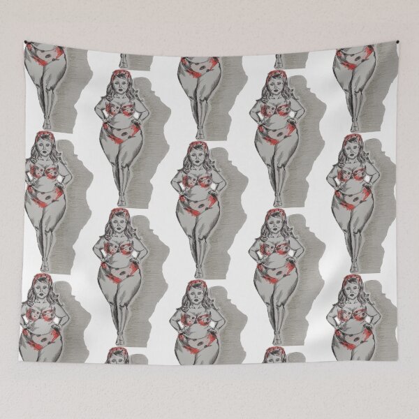 Item preview, Curved woman in swimmsuit designed and sold by bubee.