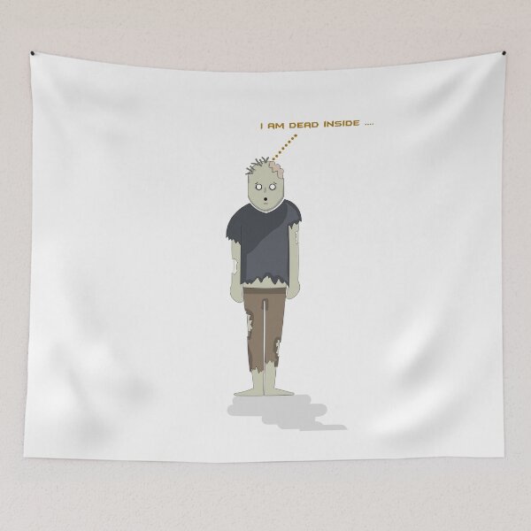 Item preview, zombie I am dead inside classic t-shirts  designed and sold by fowzi shokri.
