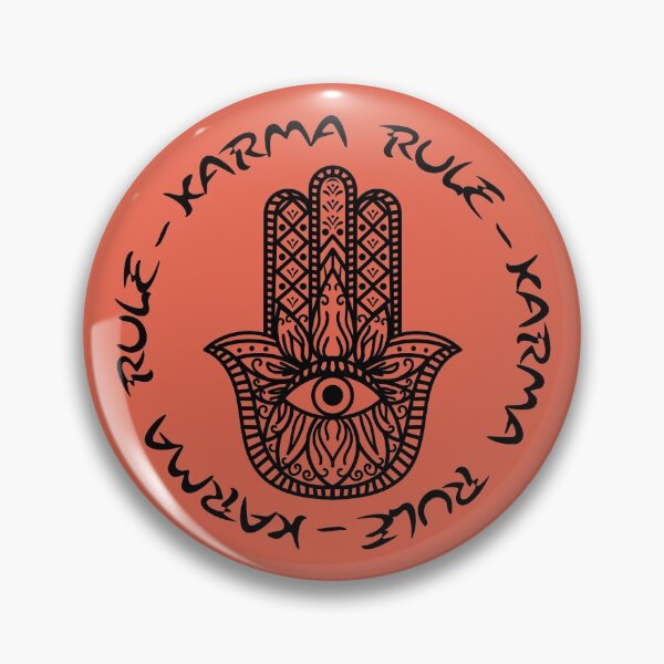 Item preview, Karma Rule - Hamsa Protection Symbol - Red designed and sold by NoMatterLab.