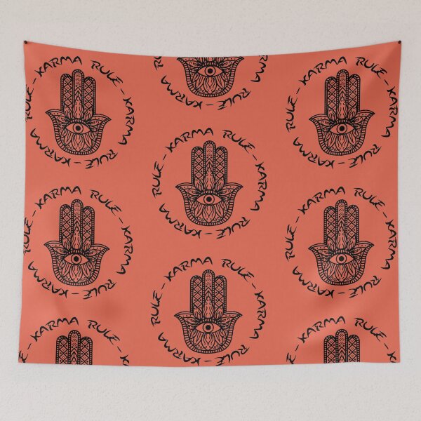 Item preview, Karma Rule - Hamsa Protection Symbol - Red designed and sold by NoMatterLab.