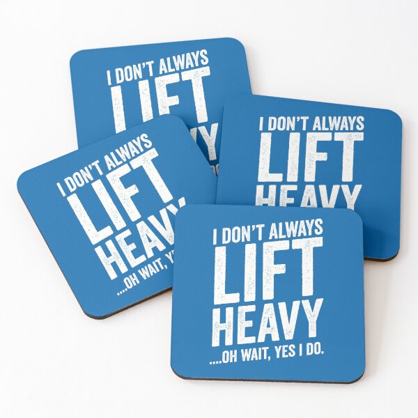 Item preview, Always Lift Heavy - Weightlifter Fitness Meme designed and sold by WolfSpiritCo.