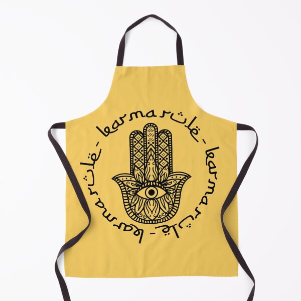 Item preview, Karma Rule - Hamsa Protection Symbol - Yellow designed and sold by NoMatterLab.