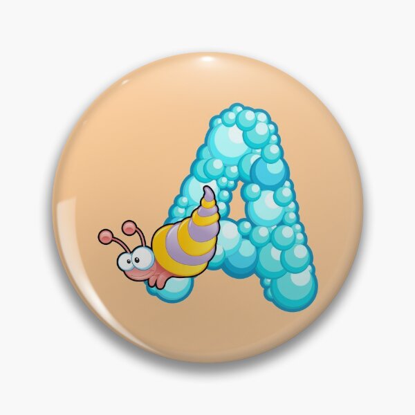 Item preview, Letter A Fishy Bubbly Alphabet designed and sold by PosterpartyCo.