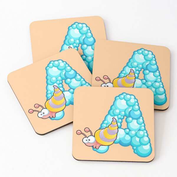 Item preview, Letter A Fishy Bubbly Alphabet designed and sold by PosterpartyCo.
