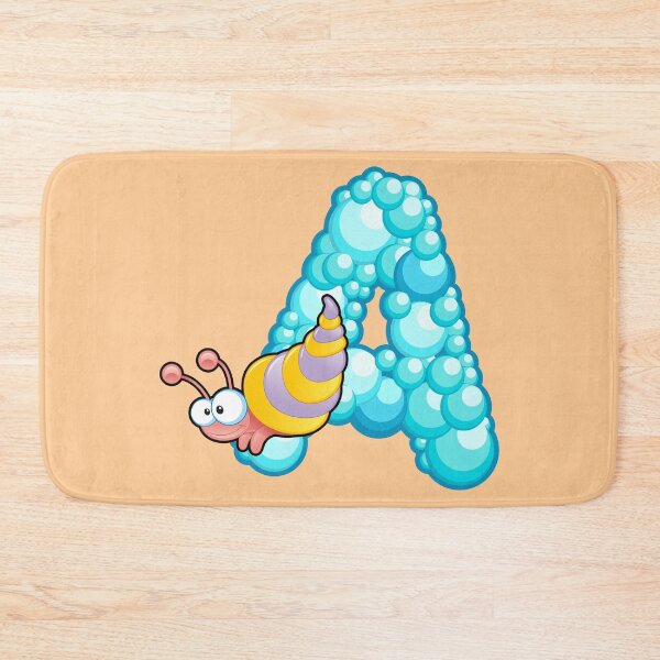 Item preview, Letter A Fishy Bubbly Alphabet designed and sold by PosterpartyCo.