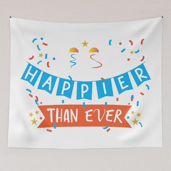 Item preview, Happier Than Ever Classic T-Shirt designed and sold by warisara.