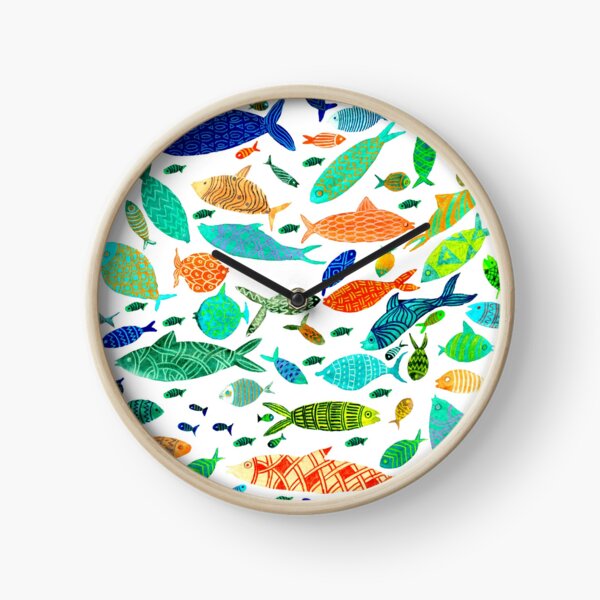 Lots of goldfish Clock