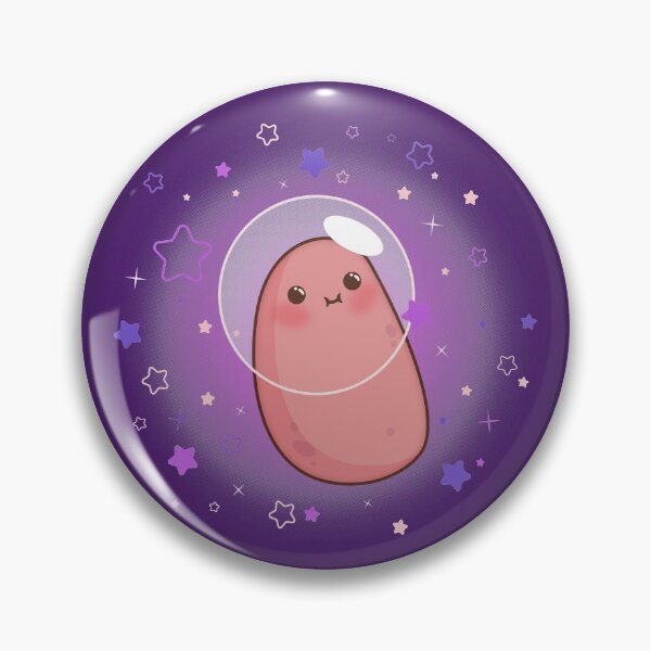 Item preview, Kawaii Potato Cute Stargazing Anime - Funny Astronaut designed and sold by Irene Koh.