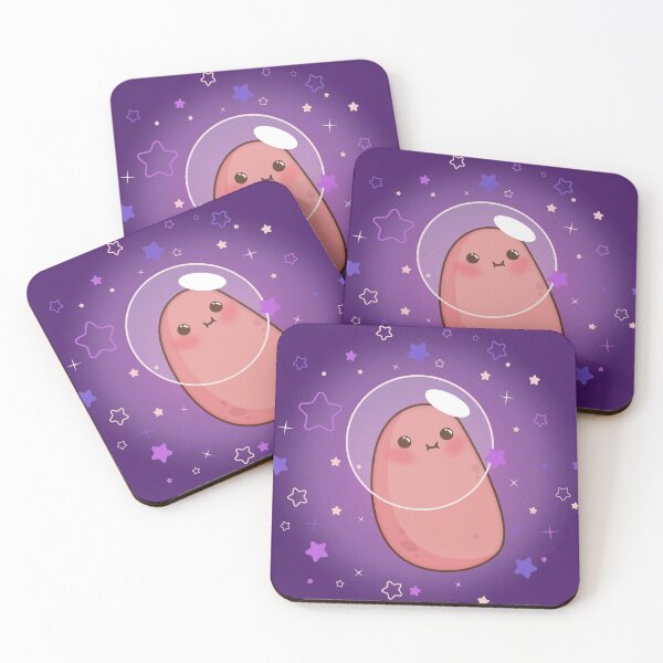 Item preview, Kawaii Potato Cute Stargazing Anime - Funny Astronaut designed and sold by Irene Koh.