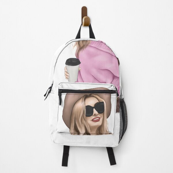 Item preview, Hand drawn stylish girl wearing a hat designed and sold by kittencathy.