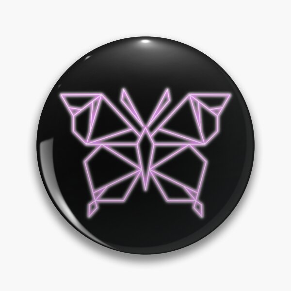 Item preview, Neon Geometric Butterfly In Purple designed and sold by Fotografille.
