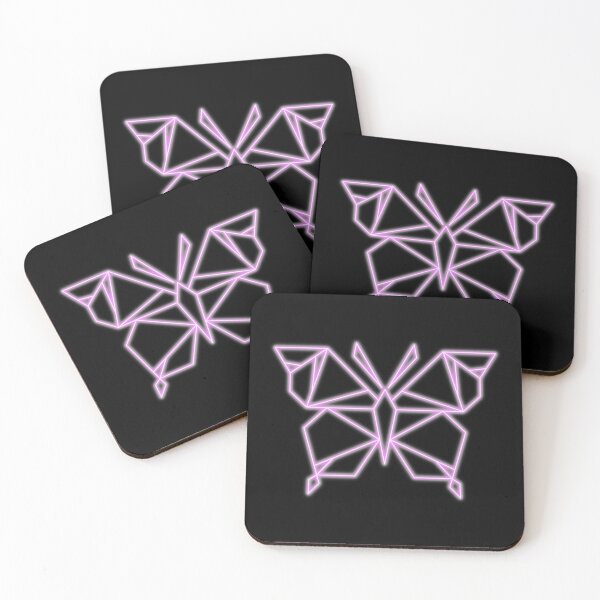 Item preview, Neon Geometric Butterfly In Purple designed and sold by Fotografille.